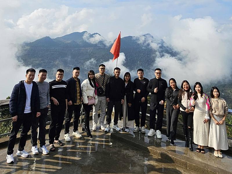 Group at a viewpoint